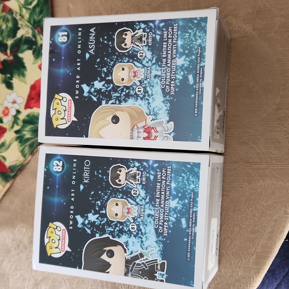Rare Asune and Kirito Funko Pops 81 and 82 - Picture 3 of 7